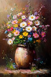 Colourful floral splendour by Poster Art Shop