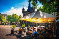 Summer Relaxation: terrace in front of the Waag in Deventer