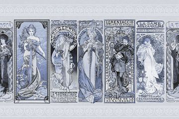 Art Nouveau Dames Alphonse Mucha van Andrea Haase