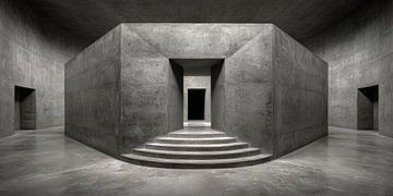 The central setting by Klaus Tesching - Art-AI