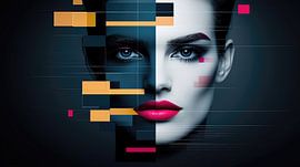 Gefragmenteerde visie: digitale schoonheid van Klaus Tesching - Art-AI