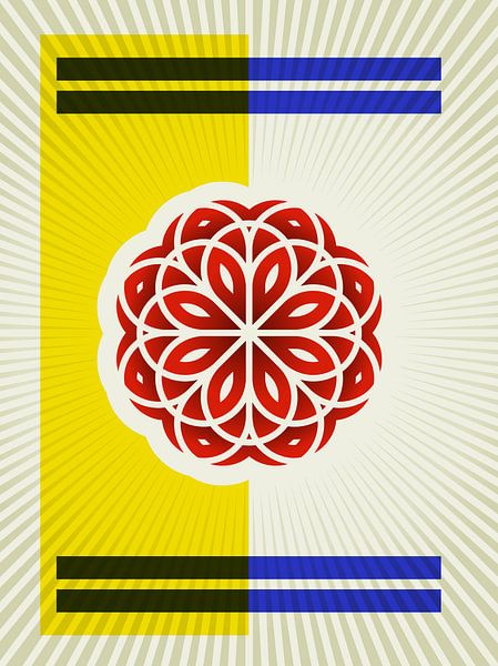 Red Ornament von Studio Kakelversch