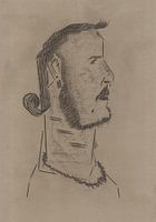 En profil portret, man