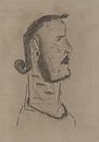 En profil portret, man van Wouter Springer thumbnail