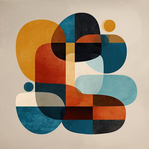 Gekleurde stenen abstract