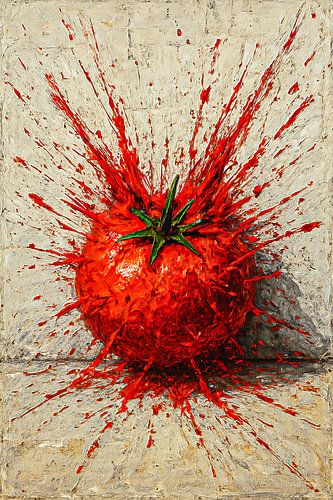 Une tomate explosive
