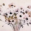 Hedendaagse en abstracte Japandi plantkunde van Mad Dog Art