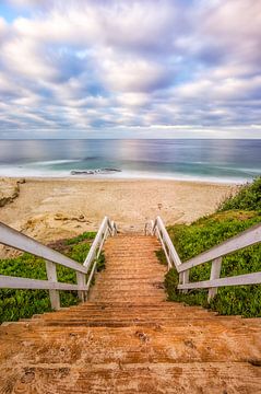 Hinunter zum Windansea Beach von Joseph S Giacalone Photography