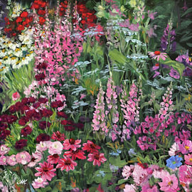 Tussen de zomerbloemen – Impressionistische tuin van Marina Kozyr