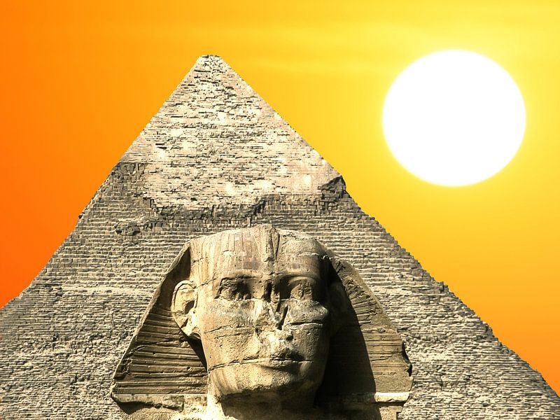 sphinx au coucher du soleil par Stefan Havadi-Nagy