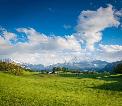 Watzmann in spring by Martin Wasilewski