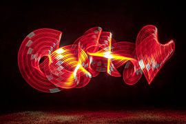Le light painting sur Pierre Verhoeven