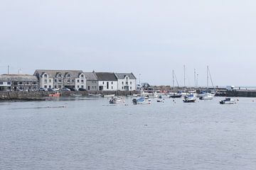 Port Rosnait, Isle of Whithorn, Schotland, Blauw van Imladris Images