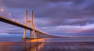 Vasco Da Gama Brücke in Portugal