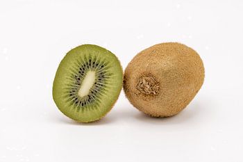 Kiwi mit Querschnitt