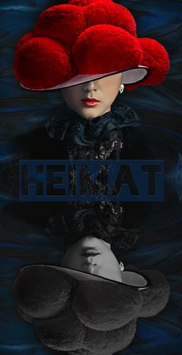 Reflecting Black Forest woman HEIMAT 3.0