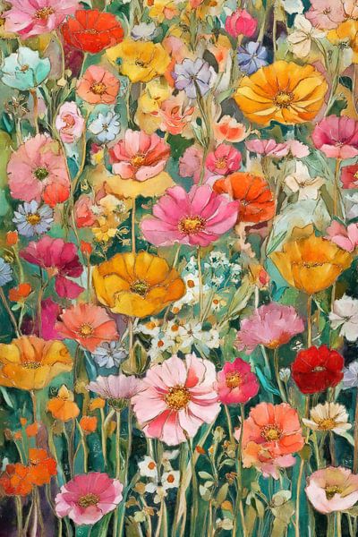 Summer Sea of Flowers by Whale & Sons