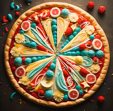 Candy pizza by Gert-Jan Siesling