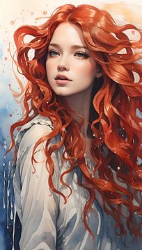 Die Schönheit mit den roten Haaren III von DeVerviers