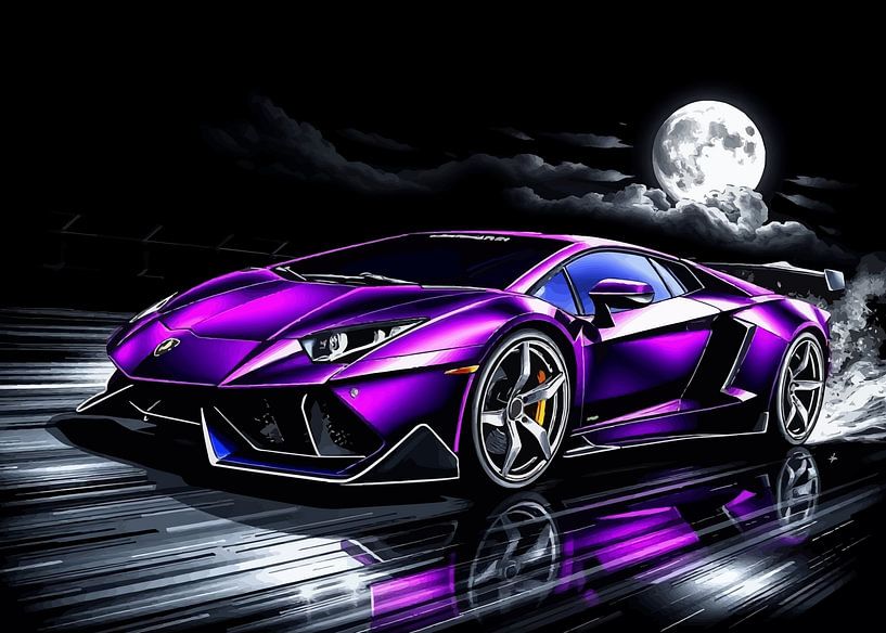 Lamborghini Night Moon 2 by MIROKKU