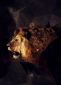 Lion d'or - Effet Low Poly sur Dirk Wüstenhagen