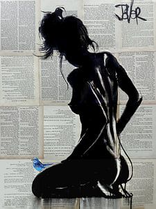 BLAU NUDE von LOUI JOVER