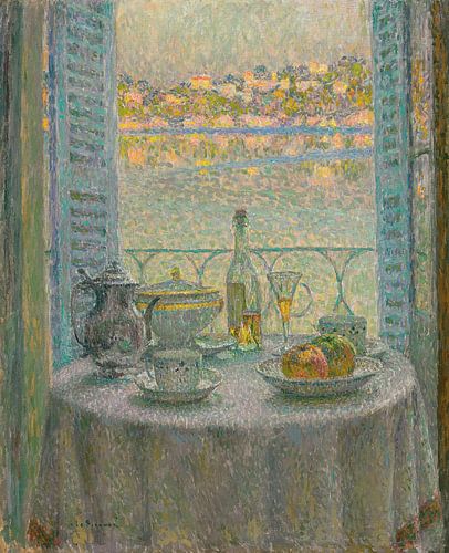 De ronde tafel, Henri Le Sidaner