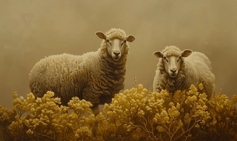 The Beauty of Sheep on Texel by Karina Brouwer