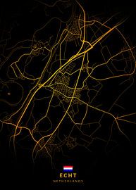 Echt Stadtplan von Kenda Maruyama