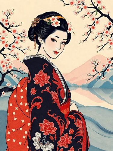 Geisha Ukiyo-e