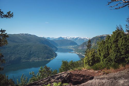 Blick über den Sognefjord von Isa V