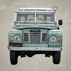 The green Land Rover by Martin Bergsma