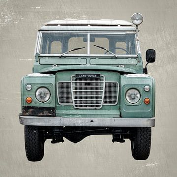De groene Land Rover van Martin Bergsma