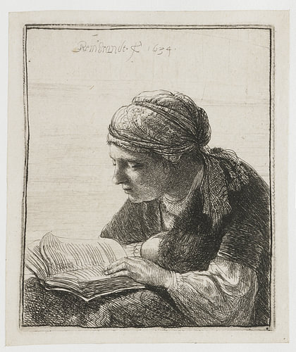 Lesende Frau, Rembrandt van Rijn