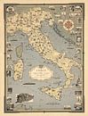 Italien, mit Vatikanstadt von World Maps Miniaturansicht