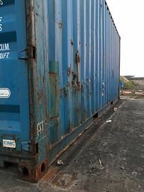 Container blue van Herman  Hannewijk