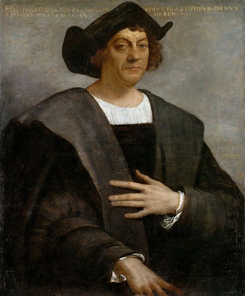 Portrait of a Man, Said to be Christopher Columbus, Sebastiano del Piombo by Masterful Masters