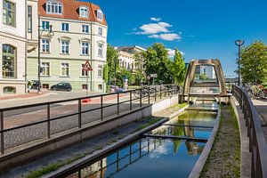 Die Grubenstraße in der Hansestadt Rostock