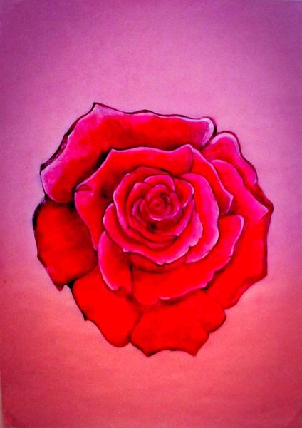 Rose par artist Clem