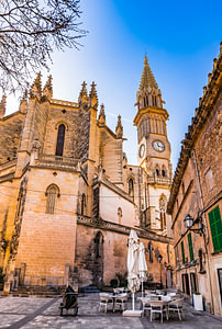 Kirche in Manacor auf der Insel Mallorca, Spanien Mittelmeer