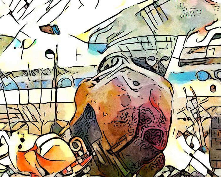 Kandinsky trifft Cartagena, Motiv 1 von zam art