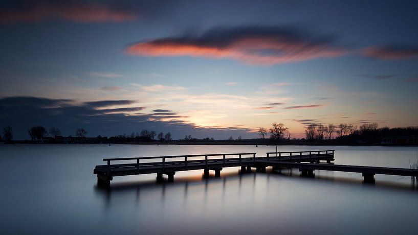 Sonnenuntergang anlegesteg #01 von Gerhard Niezen Photography