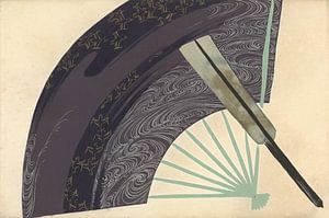 Fan von Kamisaka Sekka, 1909