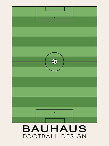 Bauhaus, Football Design by Hilde Remerie Photography and digital art