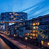 cologne, city, night, Germany, evening, evening photo, building, city by Bart Ros