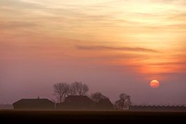 Zonsondergang Westmaas by Roel Dijkstra