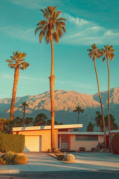 Palm Springs bij zonsondergang van Philippe HUGONNARD