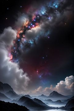 Sternenklare sternenklare Nacht von H.Remerie Fotografie und digitale Kunst