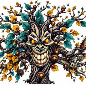 Gruseliger Märchenbaum von Linda de Klein