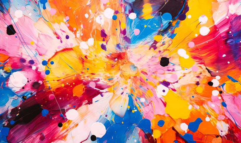 Dynamisch abstract van Virgil Quinn - Decorative Arts